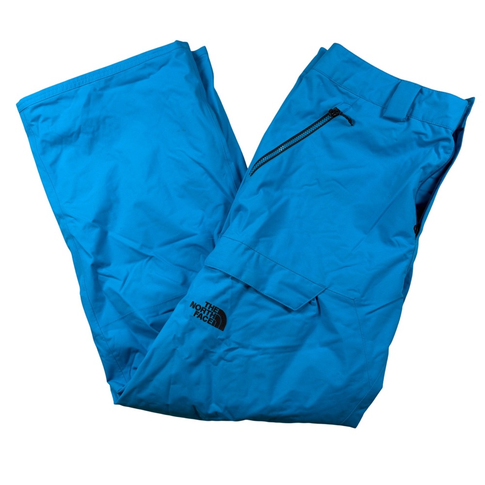 The North Face Snow Pants Mens L Blue DryVent Waterproof Ski Snowboard Cargo